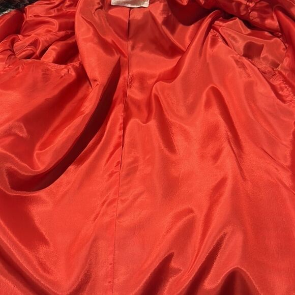 Pendleton Vintage Plaid Wool Button Front Blazer Peacoat Jacket Sz 16 - Picture 11 of 13